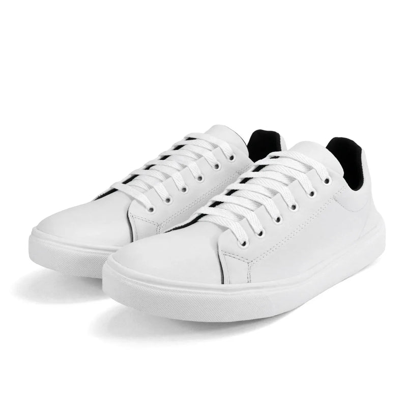 Tênis Casual Masculino Branco - Moderno, Leve e Versátil para Trabalho e Lazer