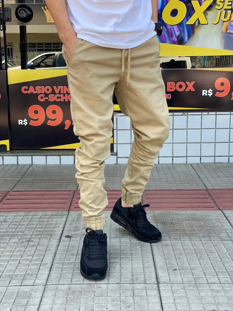 Calça JoggerJeans  com Alça Elástica - Produto de Ótima Qualidade, Direto da Fábrica