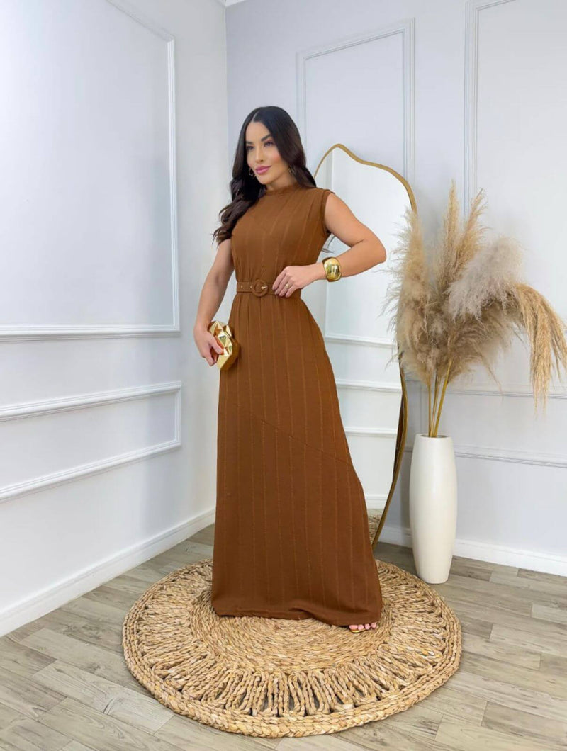 Vestido Canelado Delicinha