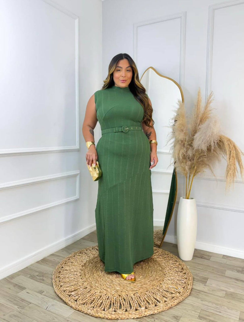Vestido Canelado Delicinha