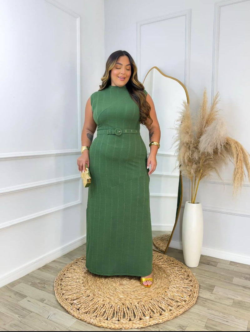 Vestido Canelado Delicinha