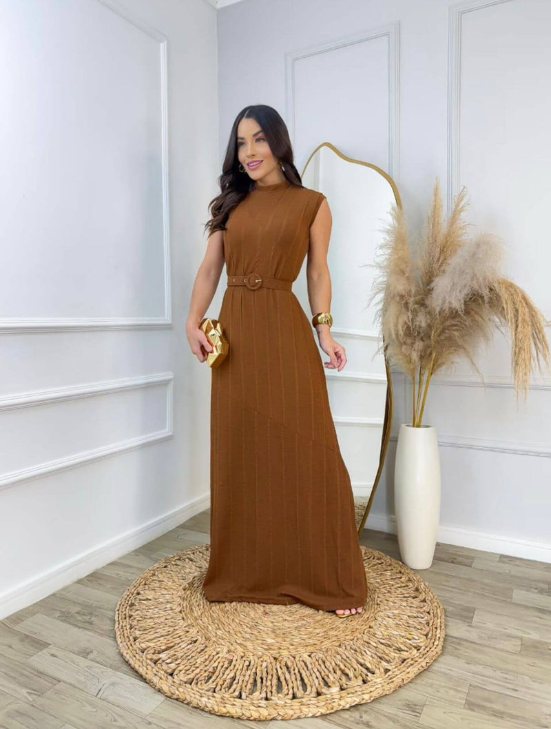 Vestido Canelado Delicinha